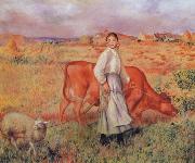 Pierre Renoir, The Shepherdess the Cow and the Ewe